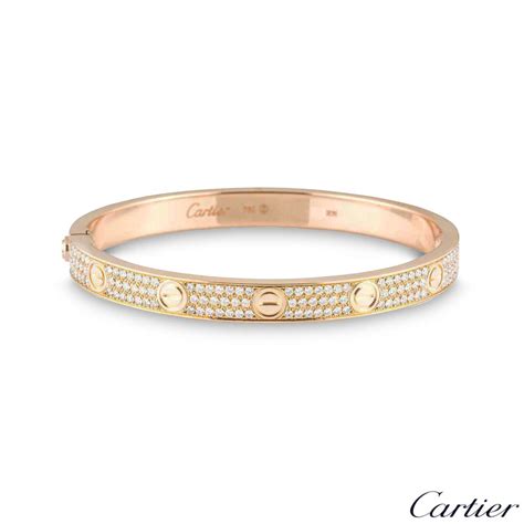 love bracelet cartier diamond|cartier love bracelet full diamonds.